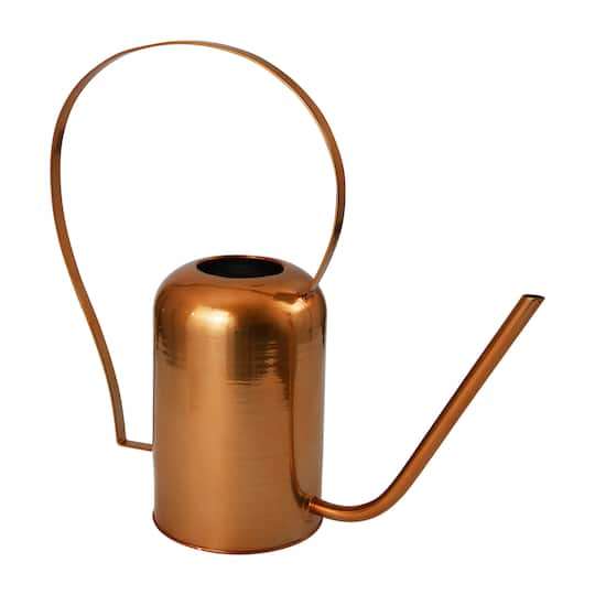 18.5&#x22; Copper Modern Metal Watering Can